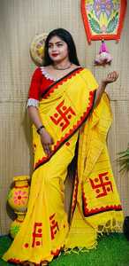 Maßge schneiderte exquisite Pishwas <span class=keywords><strong>Saree</strong></span> verfügt über kräftige weiße Motive Hergestellt aus weicher atmungsaktiver Baumwolle Rote Farbe. Ideal für Party