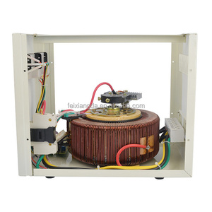 Kompakt endüstriyel SVC AVR 1-3KVA 220V/110V çift çıkışlı otomatik voltaj regülatörü ± 3% doğruluk B/H yalıtım Hi-Eff> AC için 90% - Product Image 5