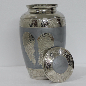 HHO ของที่ระลึกงานเผาศพทำจากโลหะสำหรับขี้เถ้าพิมพ์ลายตามสั่ง - Product Image 5