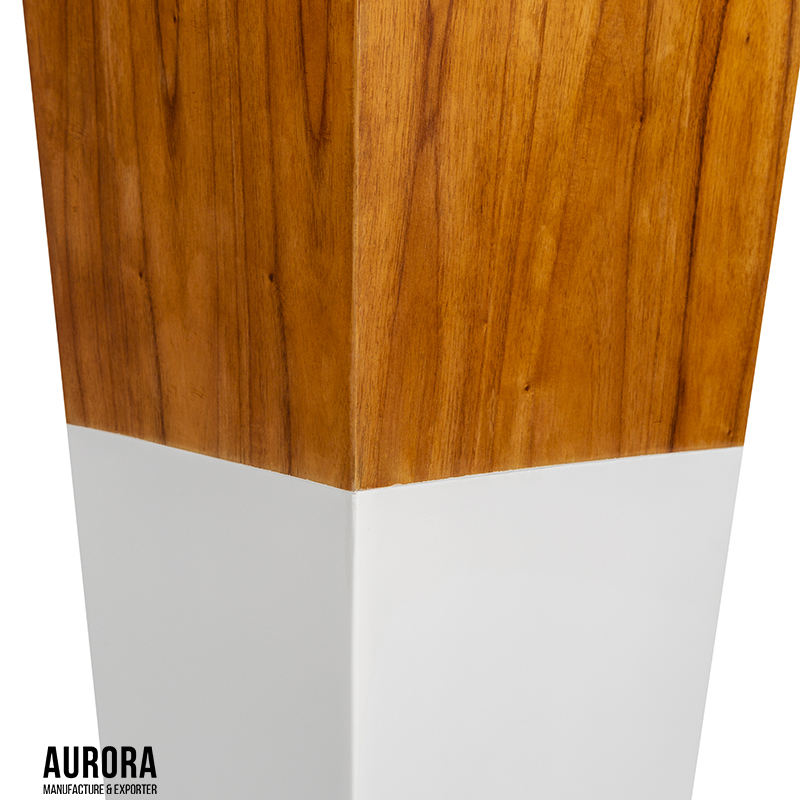 Grain de bois et blanc