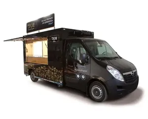 最佳状态食品自动售货机食品拖车设备齐全的食品卡车。