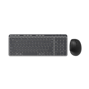 2,4G + Juego de teclado y mouse inalámbricos Bluetooth Teclado ergonómico Teclado retroiluminado Peine para computadora portátil - Product Image 1