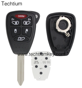 6 Button Car Remote <strong>Key</strong> Shell Case for Chrysler for Dodge <strong>Dakota</strong> Durango Charger for Jeep Grand Cherokee Blank <strong>Key</strong> Fob Cover - Product Image 1