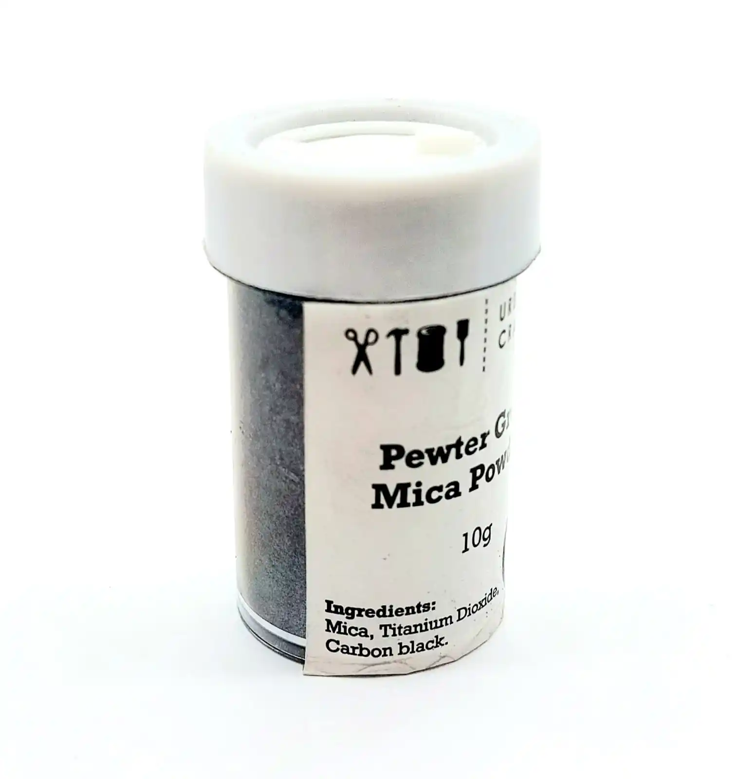 Polvo de mica gris Peltre para bomba de baño de jabón cosmético y pigmento para hacer limo para Resina epoxi