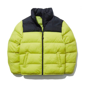 卸売男性屋外フグジャケット分割色染め冬バブルフグジャケットカスタムパネルプレミアムポケットパッチジッパーアップ - Product Image 4