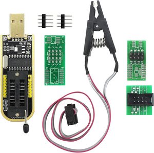 EEPROM-programador Ch341, dispositivo con Clip Bios, Usb, C341A + Soic8 Clip + 1. Kit de adaptador de memoria - Product Image 1