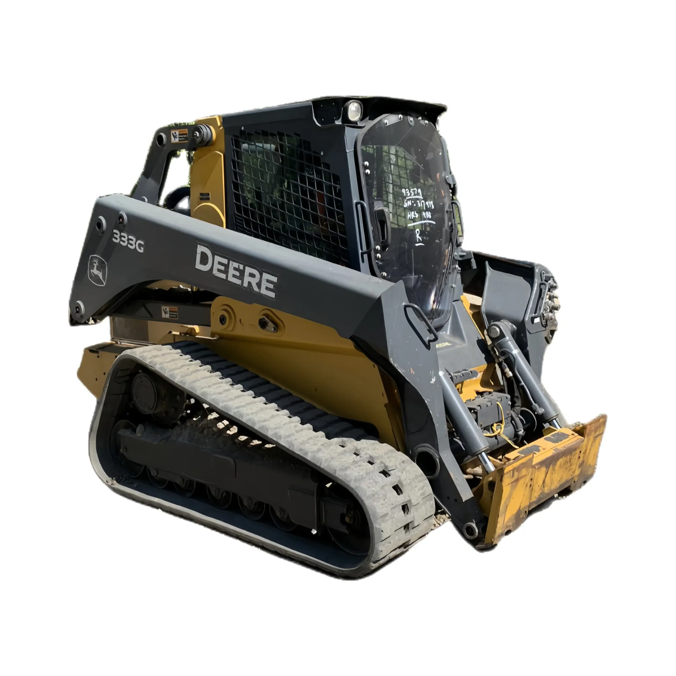 Company Rush Sale Used DEERE 333G EPA Compact Loader with EROPS High flow 2 speed quick attach Fast Shipping with Insurance