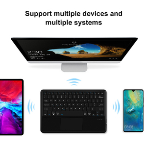 Universal 12 13 Zoll Spanisch/Französisch/Deutsch/Thai/Russisch Touch BT Wireless Tablet Tastatur Tragbare benutzer definierte Tastatur für iPad