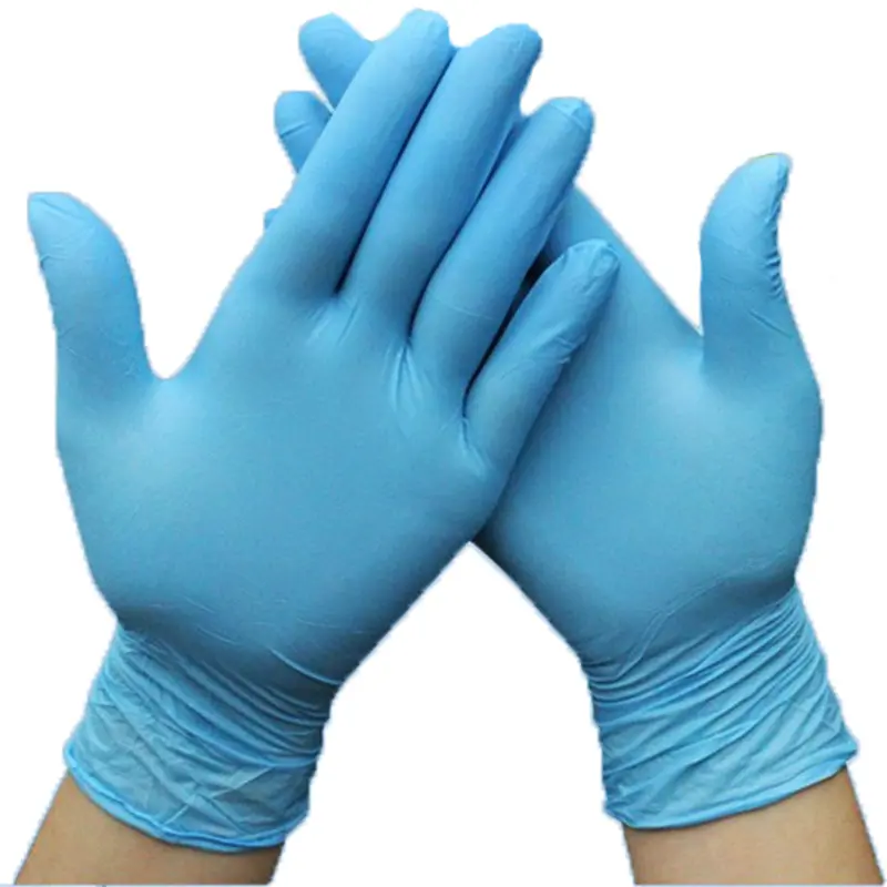 Nitril Handschoenen Poedervrij Malaysia Nitril Onderzoek Handschoenen Wegwerp Nitril Handschoenen Poeder Vrij Blauw