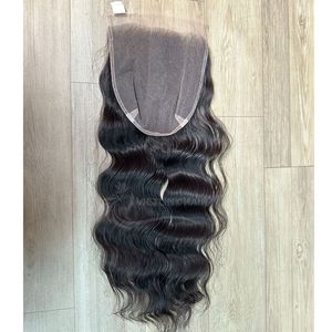 סגנונות נחמדים 18 אינץ' קמבודי גלי 7*7 HD סגירת תחרה שיער אדם גולמי צבע טבעי באיכות גבוהה משיער וייטלינק