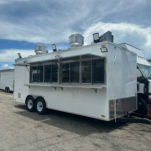 食品车，带全厨房移动烧烤食品车特许移动厨房零食咖啡车食品拖车待售