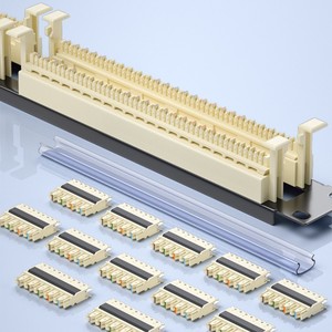 1U 19'' Rack Mounted 110 Wiring Block 100 Pairs Telephone Data and Voice <strong>Patch</strong> <strong>Panel</strong> - Product Image 3