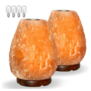 Aromatherapy 100% Authentic Himalayan Natural Shape Salt Lamp for Essential <strong>Oils</strong> with Wooden Base OEM Serviced Design - Product Image 4