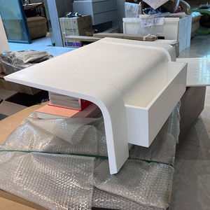 2025 tùy chỉnh vuông bề mặt rắn rửa lưu vực treo tường lưu vực bảng ban công ngoài trời tích hợp lưu vực - Product Image 6