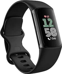 Fitbit Google Charge 6アクティビティトラッカー、8GB ROM 4GB RAM 16GBフラッシュ、Androidオペレーティングシステム用利用可能英国EUプラグタイプ