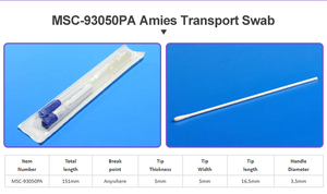 MANTACC <strong>CE</strong> ISO13485 Disposable Multipurpose Sterile Sample Collection Transport <strong>Swab</strong> <strong>With</strong> Tube - Product Image 5