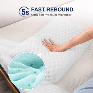 Bantal serviks busa memori Tidur samping bantal untuk nyeri tidur penghilang rasa sakit, bantal kontur, bantal samping & punggung & tidur perut - Product Image 4