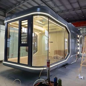 高級モダンな屋外モバイルスペースカプセルハウスリゾートオフィスモバイルホームUAE/USA/SAUDI ARABIAへの送料無料 - Product Image 2