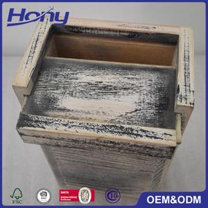 Mộc Mạc grey lưu trữ bằng gỗ hộp cho đồ trang sức đính mini Trường hợp gỗ Hộp quà tặng cho nghệ thuật sở thích DIY những người yêu thích, bàn tổ chức, thẻ - Product Image 6