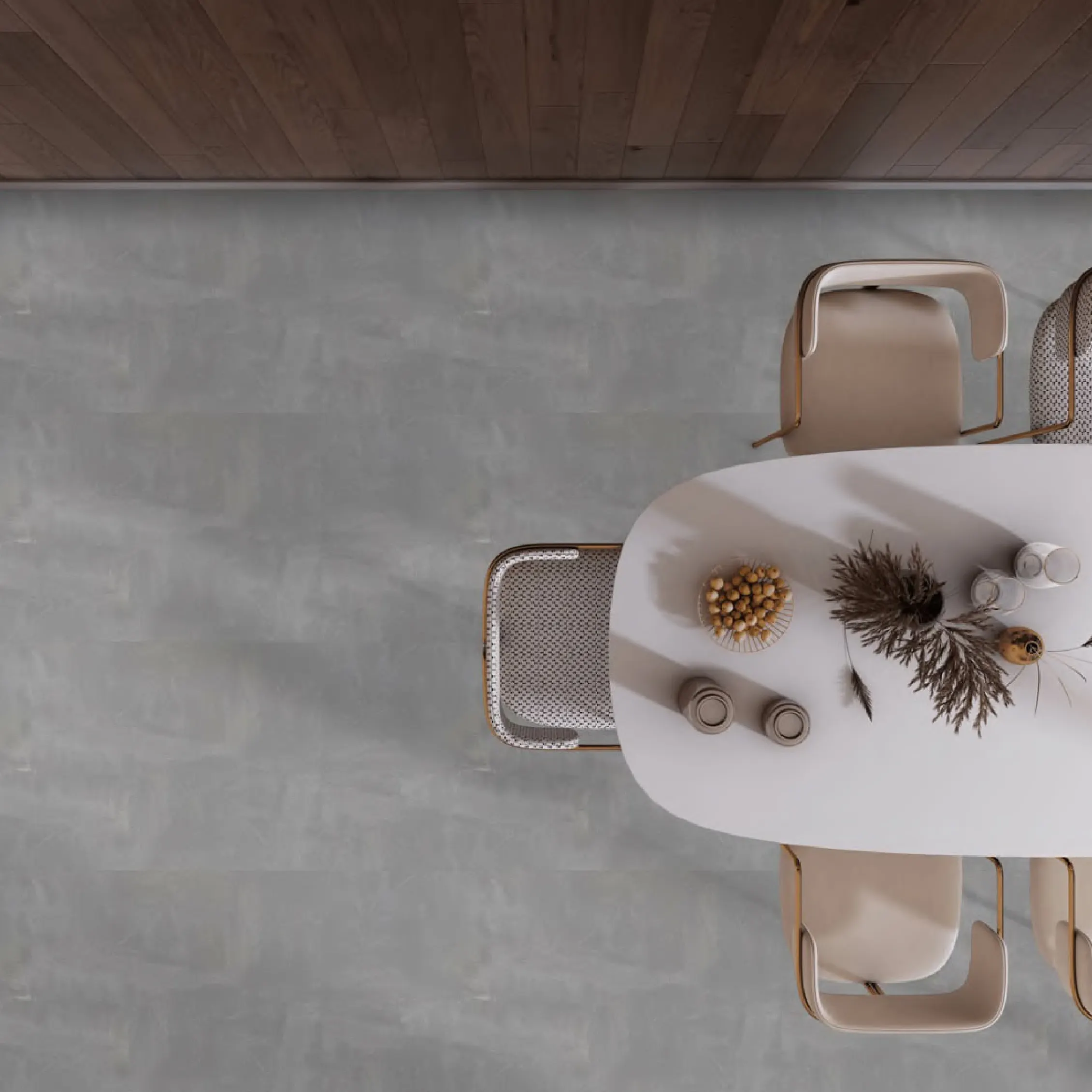 輸出業者による床装飾用に設計された魅力的なプレミアム品質の60x120CM磁器床タイルを購入する