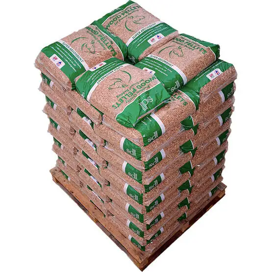 Migliore qualità nuovi Pellet di legno Premium 6mm EN plus A1 classe Pellet Abete in sacchi da 15kg Pellet di legno prezzi economici