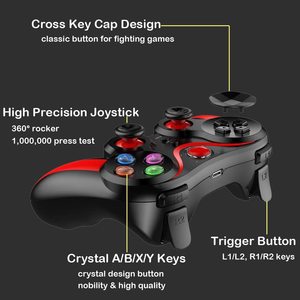 Controller Mobile per iOS iPhone e Samsung Android Phone Wireless Gamepad Joystick Joypad con Controller mobile per la presa del telefono - Product Image 2