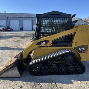 2015 Caterpillar Caterpillar b3 Turbo dizel Skid nokta dönüşlü yükleyici <span class=keywords><strong>66</strong></span> <span class=keywords><strong>HP</strong></span> tam kabin ısı/soğuk hava hidrolik hızlı Tach çoğaltıcı kullanılan yükleyici