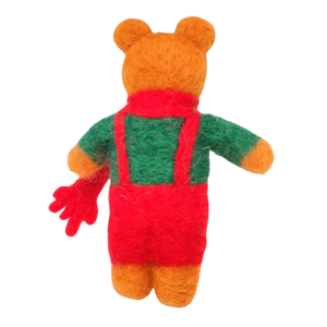 <span class=keywords><strong>NZ</strong></span> len NP nepalese nghệ nhân thủ công bằng tay nỉ kim cảm thấy Gấu bông khăn quàng cổ thấp moq trang trí Giáng sinh bóng/cây - Product Image 4