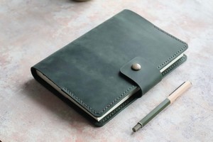 Leather <strong>Notebook</strong> and Notepad Office Teacher Student for <strong>Note</strong>-taking Genuine Leather Professional Planner
