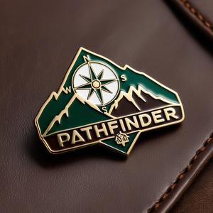 Premium kalite Pathfinder Pin özel dayanıklı çinko alaşım rozeti takım oluşturma ve kurumsal promosyonlar damgalama tekniği - Product Image 3