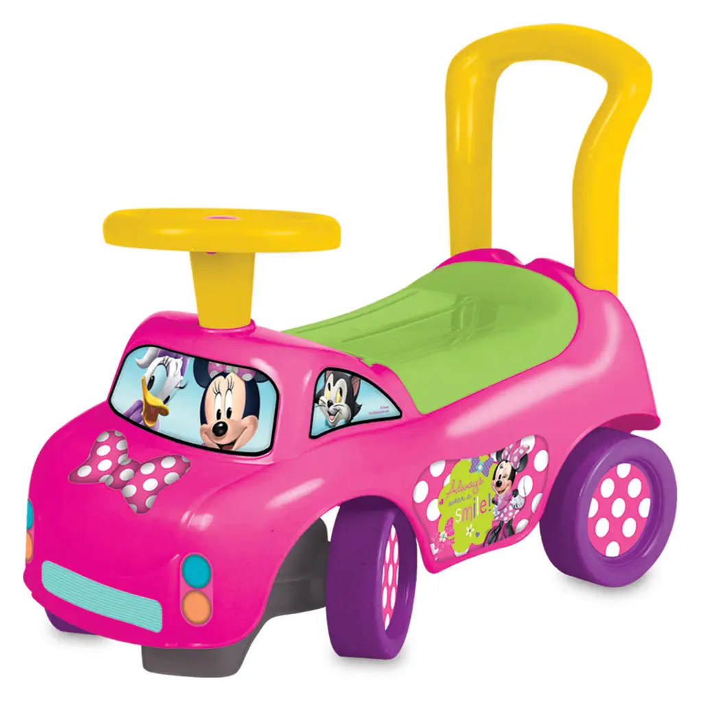 มินนี่เมาส์รถคันแรกของฉันสำหรับเด็กวัยหัดเดินสมดุลนั่งบนรถ