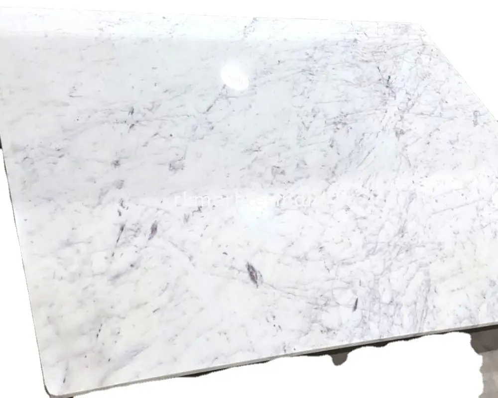 Carrara weiße Marmorplatten weißer Marmorstein Platten fliesen für Küchen arbeits platten Boden