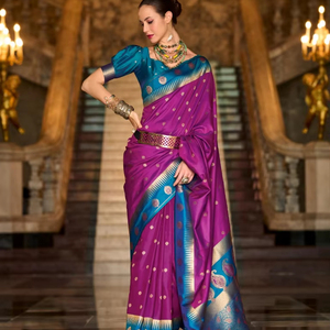 Güzel tasarımcı kiraz ipek Rajpath Sarees Presents en son koleksiyon başlattı - Product Image 1