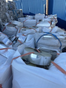 PP - POLYPROPYLENE (<strong>OPP</strong>) FILM CLEAR (TRANSPARENT) ROLLS <strong>SCRAP</strong> / WASTE / STOCK for RECYCLING.