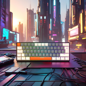 62-Key Wired RGB Mini <strong>Keyboard</strong> Gaming Mechanical Anti-ghosting Single Backlit LED PC &amp; Laptop Compatible Gamer <strong>Keyboard</strong> - Product Image 2