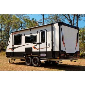 カスタムオフロードミニRVポップトップハイブリッドキャンピングトレーラーキャラバン家族旅行トラック用とキャンピングカー用