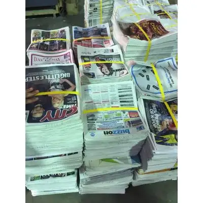 Оптовая продажа старых отработанных газетных отходов, отходы, чистые, на макулатуру-старая новостная газета и газетная газета