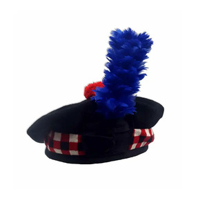 Bán Buôn Lông Chùm Hackle Vàng Glangarry Mũ Chùm Hackles Lông Hackle Hat Chùm - Product Image 6