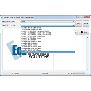 SRSリセットツールSRSユニバーサル修理V3.8ECUプログラマーのSRSリセットクリアクラッシュデータObd2OBD車診断ソフトウェア - Product Image 3