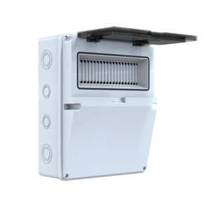 ABS Plastic <strong>Enclosure</strong> Socket Distribution <strong>Enclosures</strong> Combination Box 5 - 9 -15 MCB Capacity Distribution Box - Product Image 3
