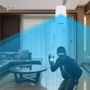 वायरलेस पोर्टेबल होम अलार्म सिस्टम 11-टुकड़ा किट पीर मोशन सेंसर वाईफाई ट्यूया स्मार्ट ऐप 1 साल की वारंटी 6-8 घंटे बैकअप - Product Image 5