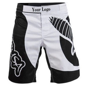 高级弹性升华拉绳Mma战斗短裤拳击短裤为您定制带口袋的MMA短裤 - Product Image 5
