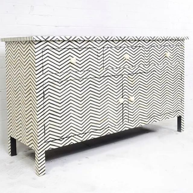 2024 Bone Inlay Furniture High Quality Bone Inlay Chest Drawer Luxury Bedroom Chest At Wholesale Price Room Furniture For Sale