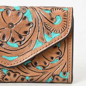 Yeni varış sıcak anlaşma batı Tooled el çantası el Tooled batı Sling tasarım hazır stok kızlar için fermuar kapatma