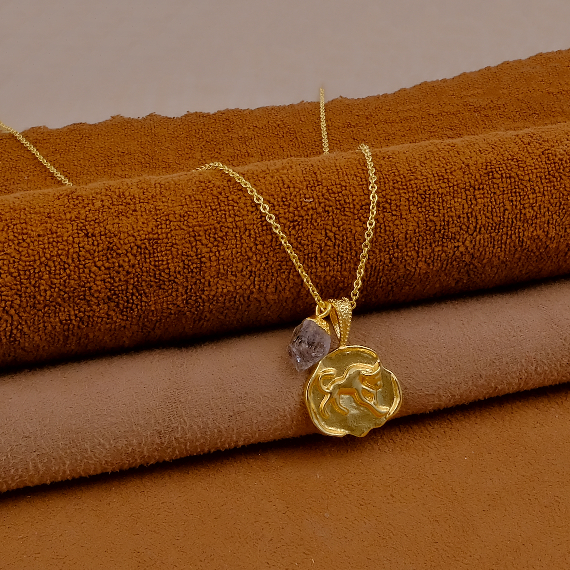 Herkimer Diamond with Taurus