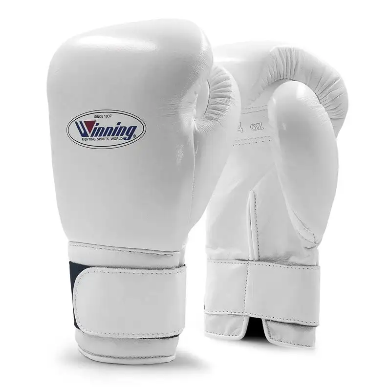 Luvas De Boxe Vencedoras Profissional Personalizado Sparring Training Luvas De Boxe Branco & Cores Personalizadas