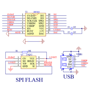 Modulo vocale CH7003M UART porta seriale controllo amplificatore di potenza esterno MP3 qualità del suono 4M modulo audio del programma di memoria