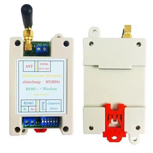 RT5BF0 DC 12V 24V Din Rail DIP Switch RS485 Transceptor inalámbrico 20DBM -121dBm UART Transmisor y receptor Modbus RTU Módulo - Product Image 2