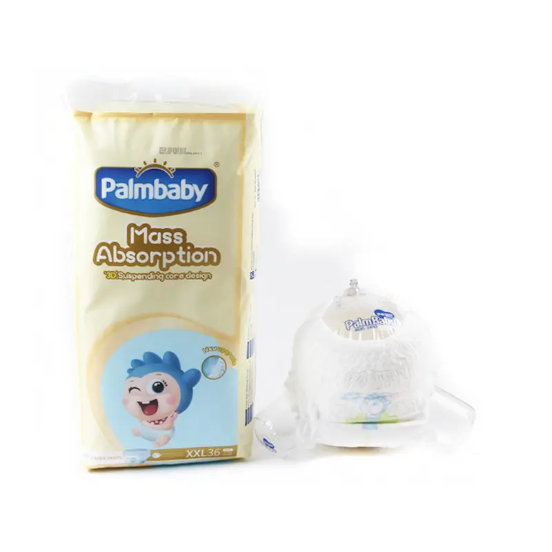 Palmbaby giá rẻ bé đào tạo tã dùng một lần bé quần tã Kích thước L