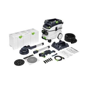 FESTOOL LHS 2 225 CTM 36-ชุด400W 225mm 8.8 "planex Long-Reach drywall sander พร้อมไฟ <span class=keywords><strong>LED</strong></span> เครื่องดูดฝุ่น